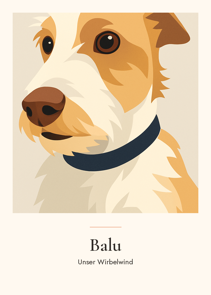 Pet-Portrait Modern — Beispiel